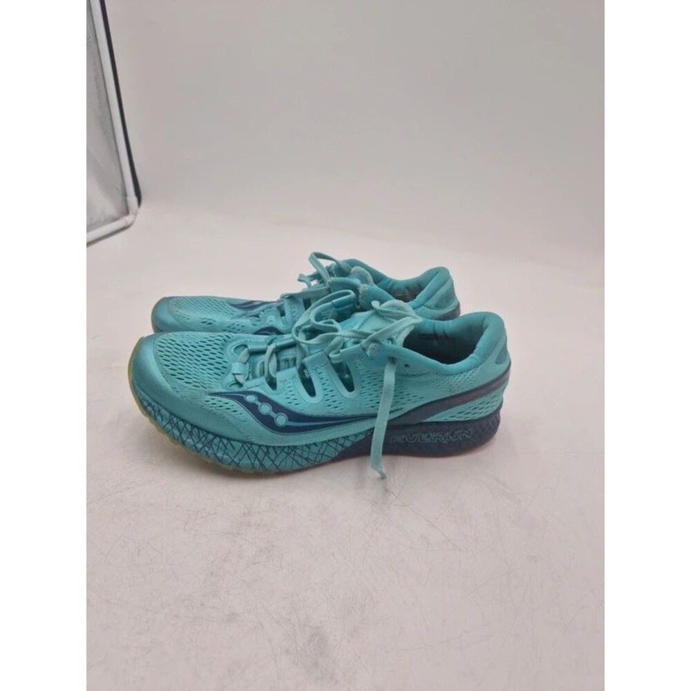 Saucony Freedom ISO Women's Running Shoes Blue Citron Aqua S10355-3 Size 9